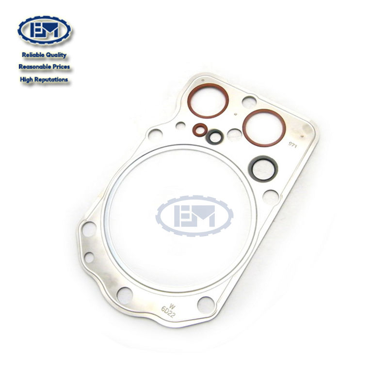 TESTATA di CILINDRO della GUARNIZIONE di Engine Parts dell'escavatore ME051714 ME051132 per SK450-6 6D24 6D22